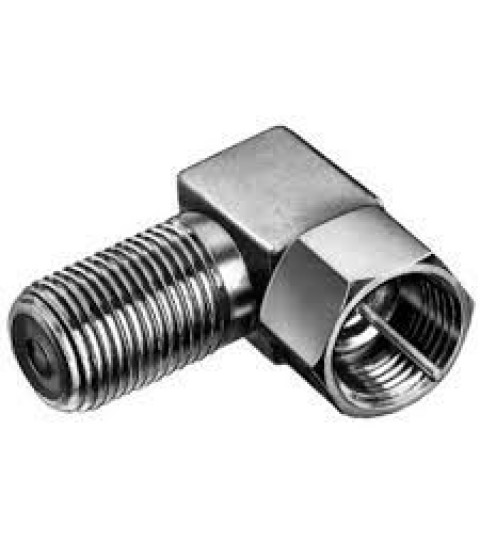 90 Degree F Connector - 1pc